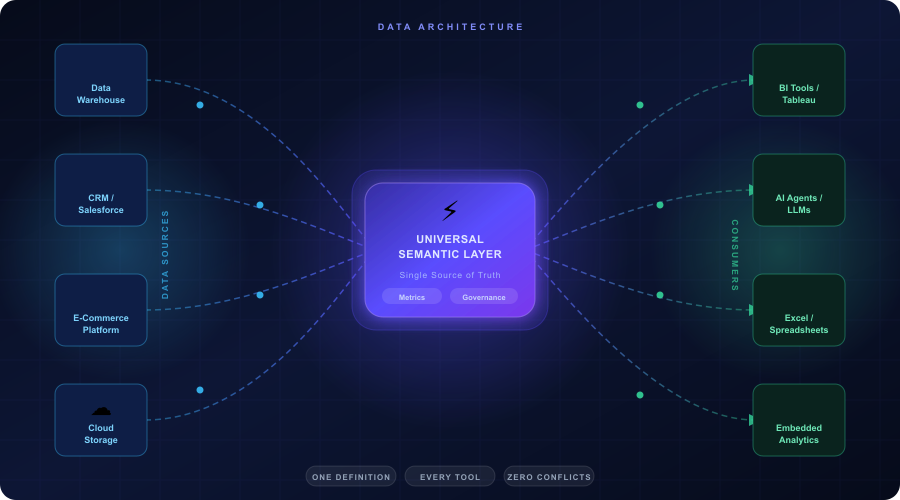 The Universal Semantic Layer: Why Your Business Data Is Speaking Different Languages — And How to Fix It